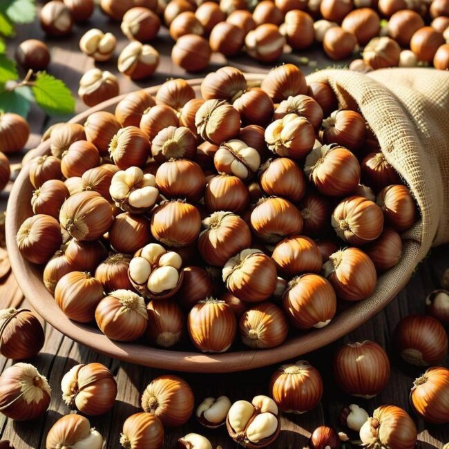 Czas i sposób obierania orzechów laskowych