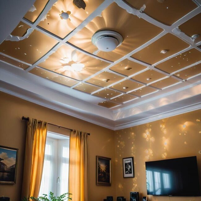 Jak uniknąć smug podczas malowania sufitu