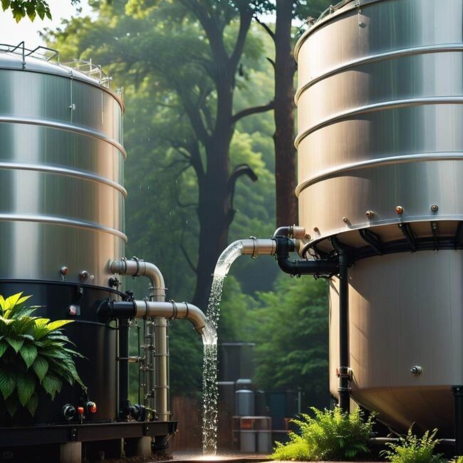 Krok po kroku łączenie dwóch zbiorników deszczowych