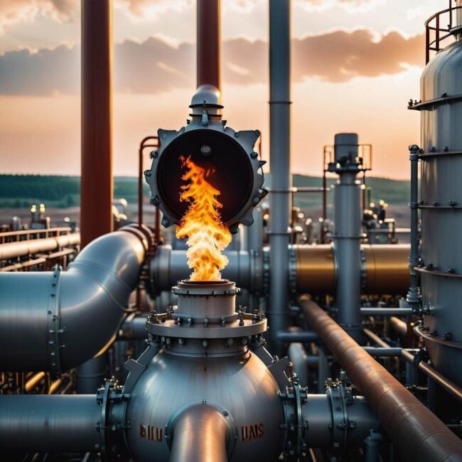 Miejsca wydobycia gazu ziemnego