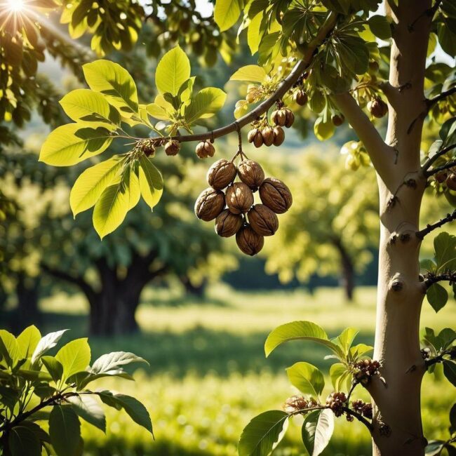 Orzechy jadalne a rozmieszczenie geograficzne