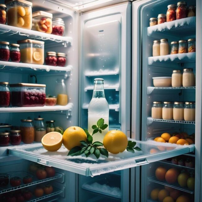 Szybkie usuwanie lodu z chłodziarki