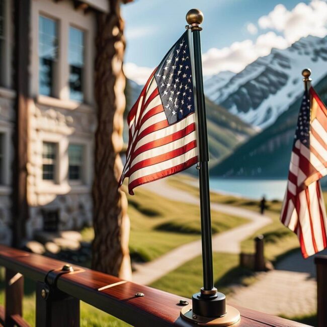 Uchwyty flagowe na imprezy plenerowe