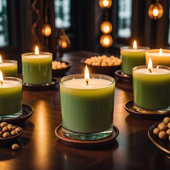 Wosk sojowy dla długotrwałych świec
