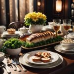 Wykwintne nakrycie stołu