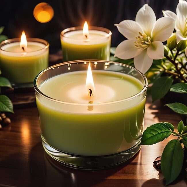 przepis na świecę sojową z olejkiem